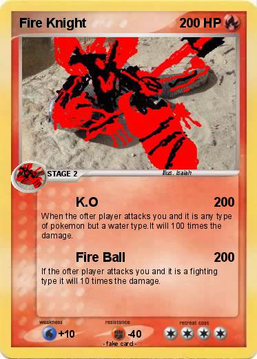 Pokemon Fire Knight