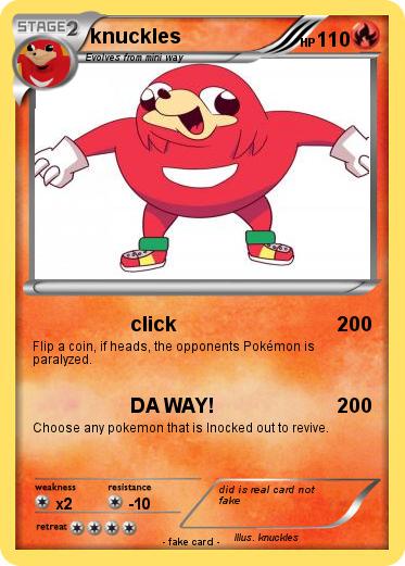 Pokemon knuckles