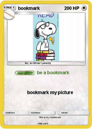 Pokemon bookmark