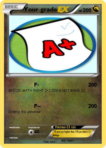 Pokemon Your grade