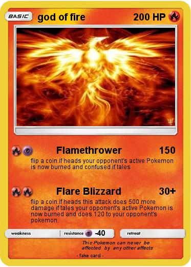 Pokemon god of fire