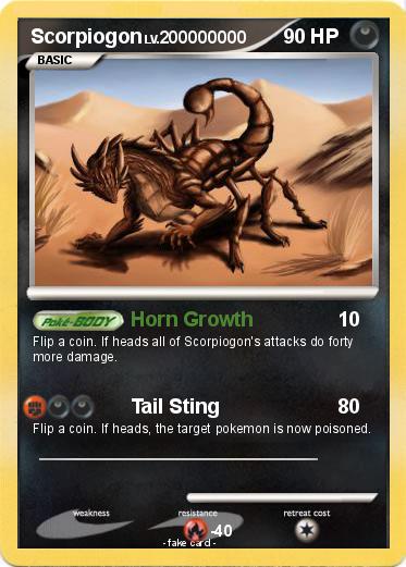 Pokemon Scorpiogon