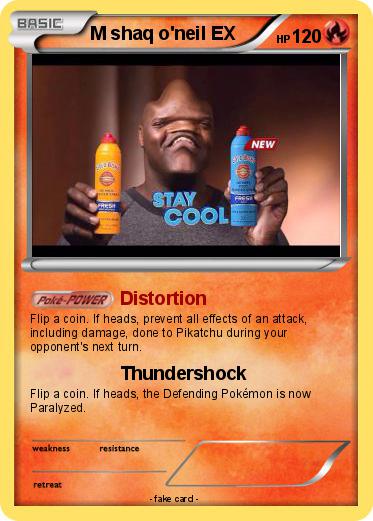 Pokemon M shaq o'neil EX