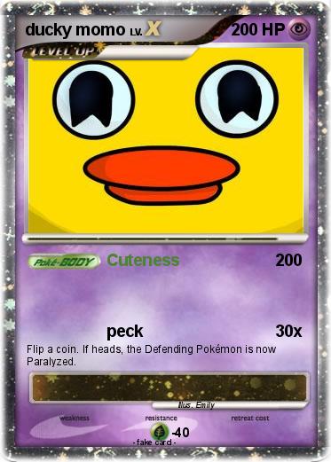 Pokemon ducky momo