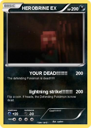 Pokemon HEROBRINE EX