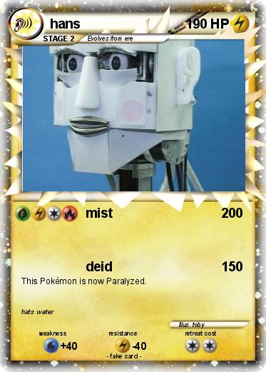 Pokemon hans