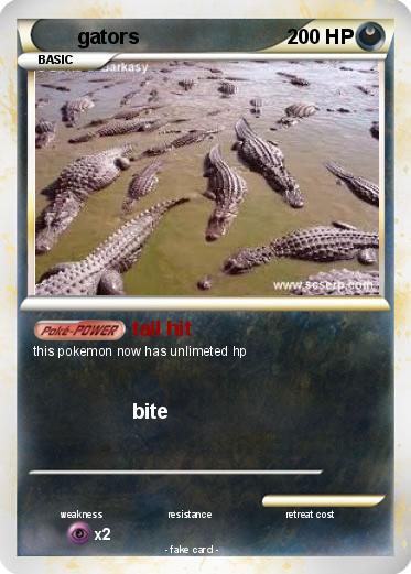Pokemon gators
