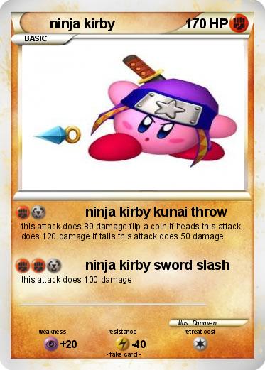 Pokemon ninja kirby