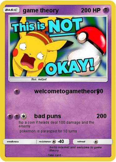 Pokemon game theory