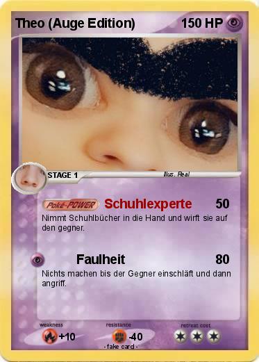 Pokemon Theo (Auge Edition) Pokemon Theo (Auge Edition)
