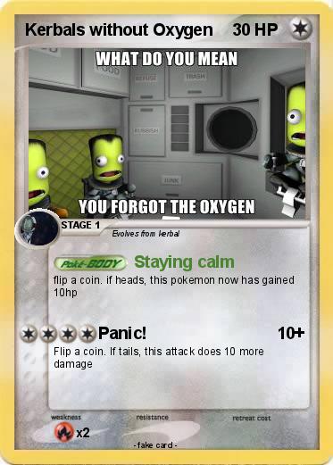 Pokemon Kerbals without Oxygen
