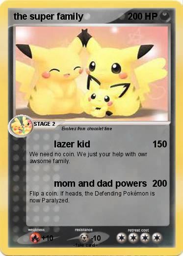 Pokemon the super family