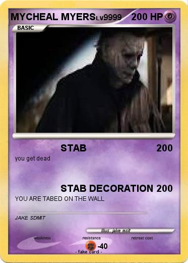 Pokemon MYCHEAL MYERS