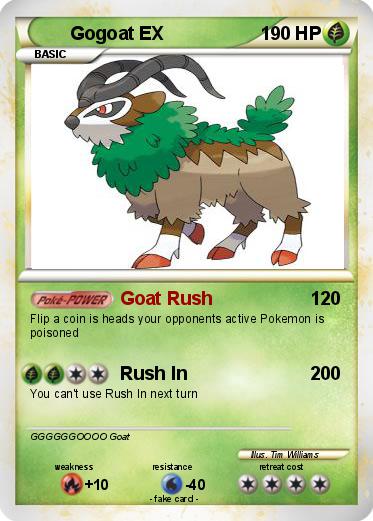 Pokemon Gogoat EX