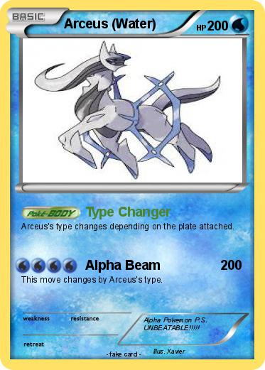 Pokemon Arceus (Water)