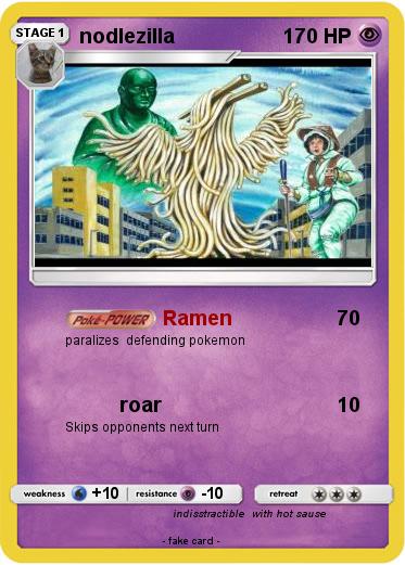 Pokemon nodlezilla