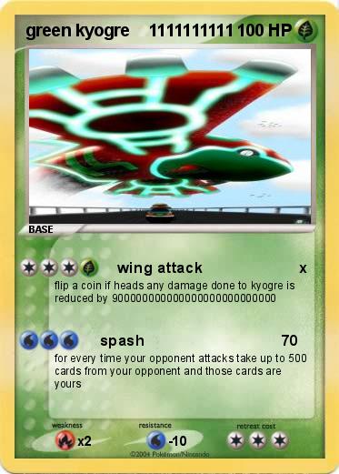 Pokemon green kyogre    1111111111