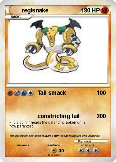 Pokemon regisnake