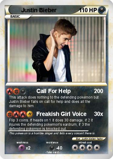 Pokemon Justin Bieber