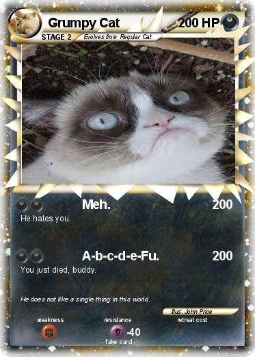 Pokemon Grumpy Cat