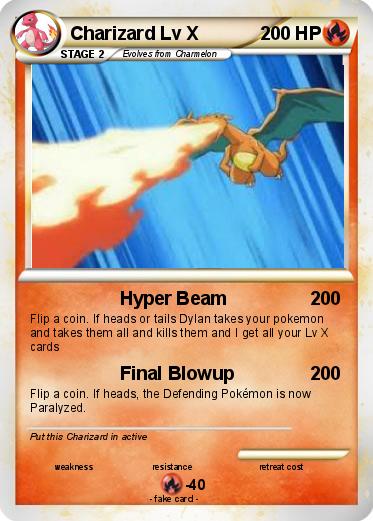 Pokemon Charizard Lv X
