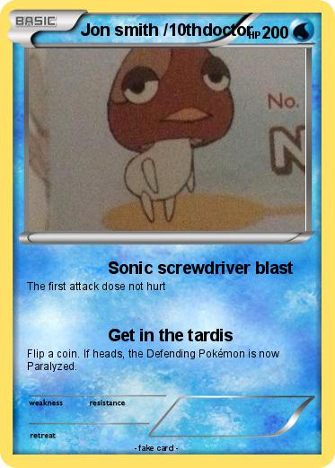 Pokemon Jon smith /10thdoctor