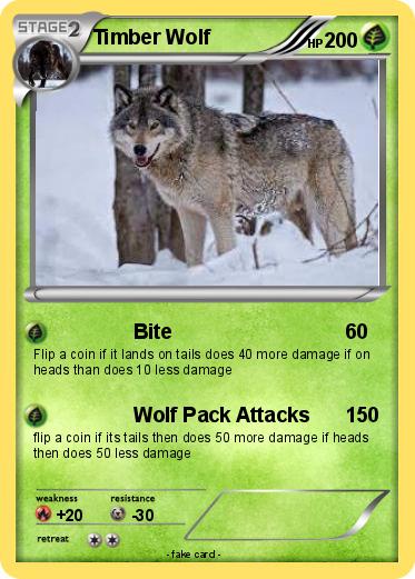 Pokemon Timber Wolf