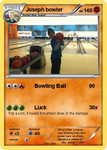 Pokemon Joseph bowler