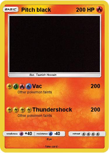 Pokemon Pitch black