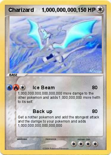 Pokemon Charizard     1,000,000,000,