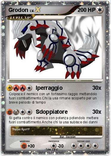 Pokemon Grodon Pokemon Grodon