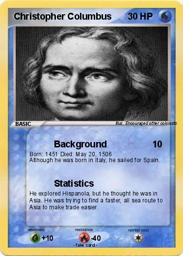 Pokemon Christopher Columbus