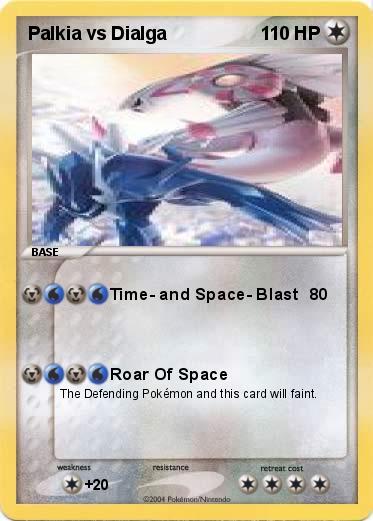 Pokemon Palkia vs Dialga