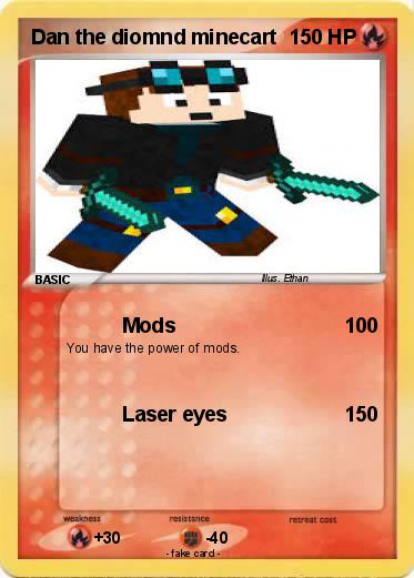 Pokemon Dan the diomnd minecart