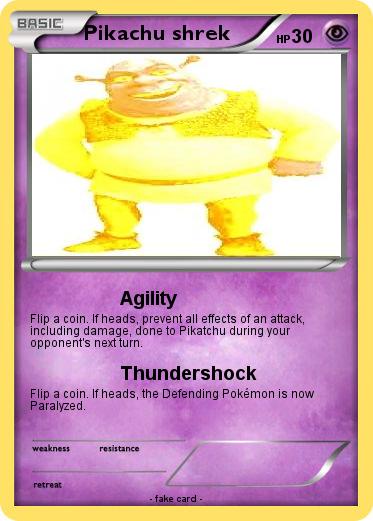 Pokemon Pikachu shrek