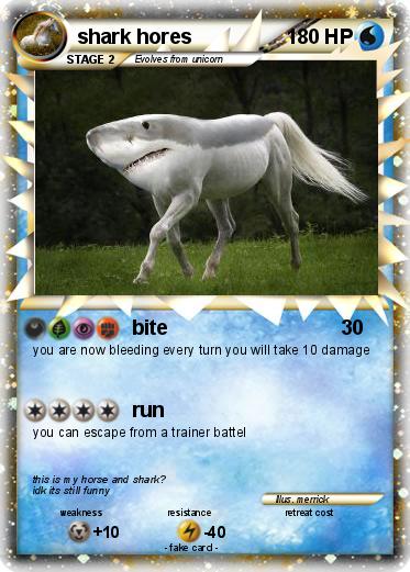 Pokemon shark hores