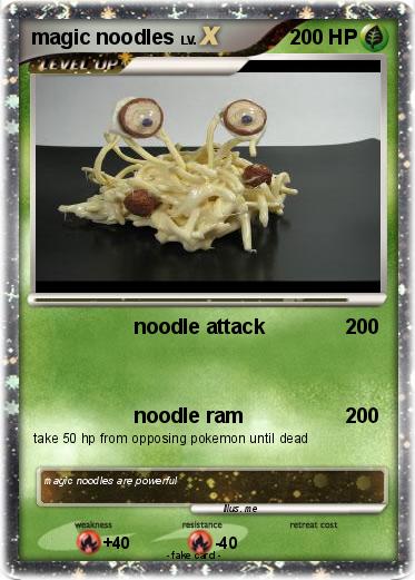 Pokemon magic noodles