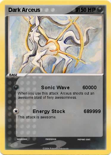 Pokemon Dark Arceus                       9