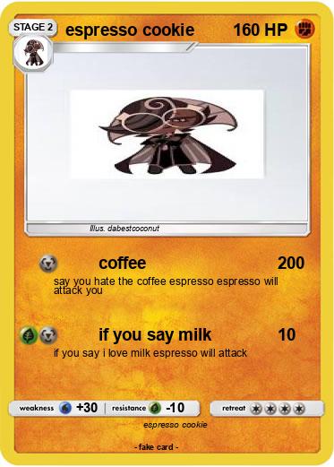 Pokemon espresso cookie