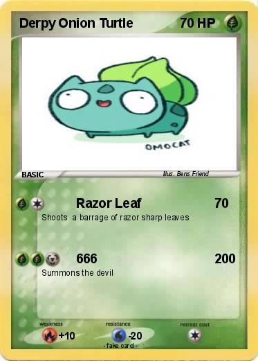 Pokemon Derpy Onion Turtle