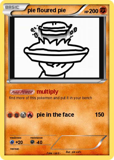 Pokemon pie floured pie