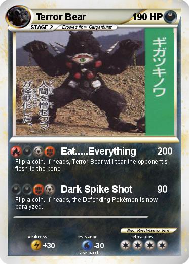 Pokemon Terror Bear