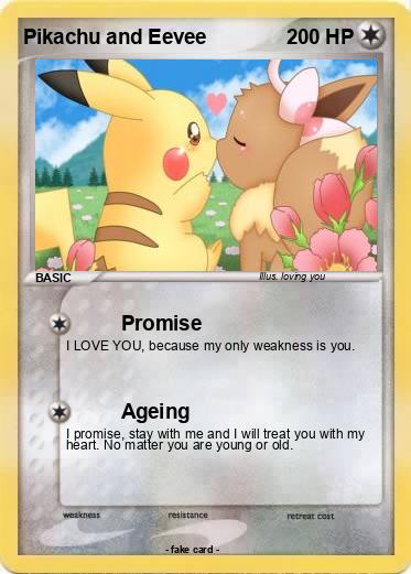 Pokemon Pikachu and Eevee