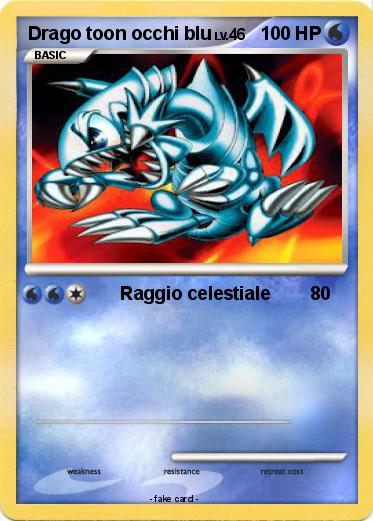 Pokemon Drago toon occhi blu