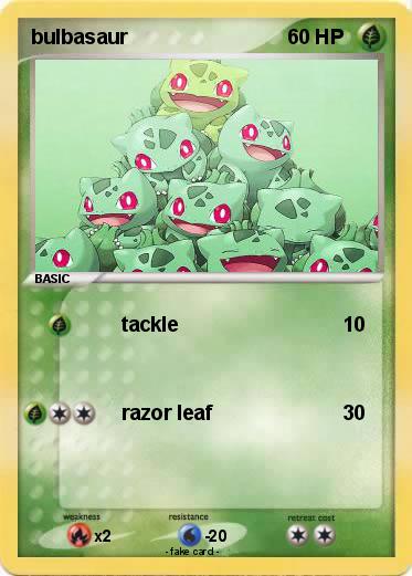 Pokemon bulbasaur