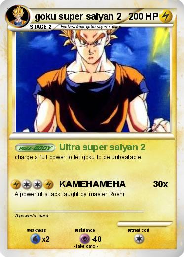 Pokemon goku super saiyan 2