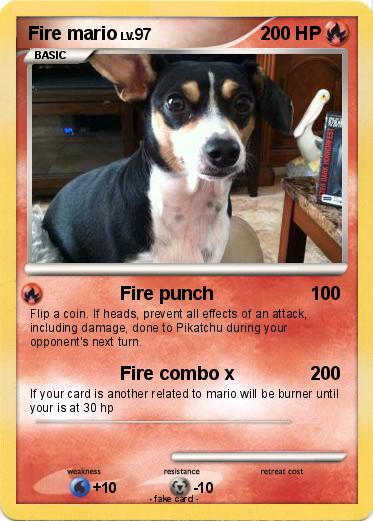 Pokemon Fire mario