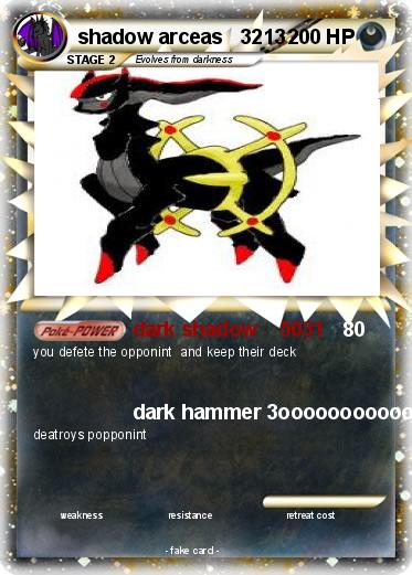 Pokemon shadow arceas   3213