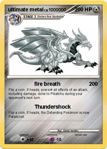 Pokemon ultimate metal