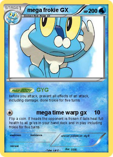 Pokemon mega frokie GX